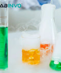 Six Piece 200ml Glass Beaker Set With White Enamel Graduations From 50ml To 200ml In 25ml Increments used in a lab setting