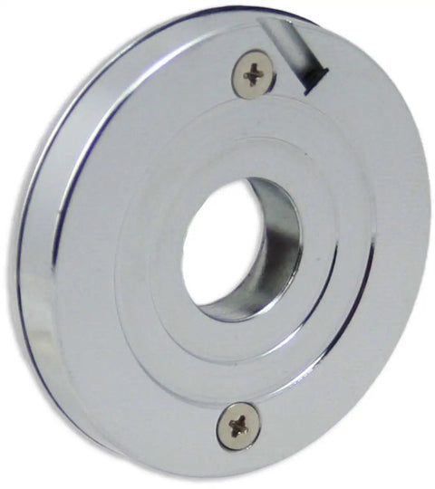 Heavy Duty Radial Arm Saw Laser Guide Slaps Onto Standard Arbors Recessed Tough Frame precision alignment tool with circular chrome finish.