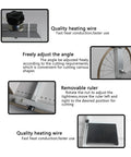 Hot Wire Foam Cutter Table With Adjustable Temperature for Styrofoam and craft projects, showing heating wire and removable ruler.
