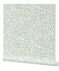 Killer Blue Green Modern Wallpaper With Hella Smooth Matte Linen Finish And Totally Eco Safe Build Built Damn Solid For Any Kitchen Bathroom Or Commercial Space Featuring Pro Level Paste To Paper Application And Fresh Room Refresh Vibe, showcasing green patterns on a white background.