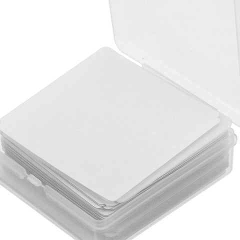 Premium White Shirt Collar Stays For Men Anti Curl Plastic Edge Supports Lock In Your Look Keeping Things Crisp And Top Tier Every Single Day Genuine Game Changing Staple in transparent storage case.