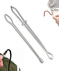 Pro Grade DIY Rope Threader Clip Set No Fuss Quick Drawstring Insertion And Elastic Cords with stainless steel hooks 2 pack