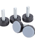 Toss Your Furniture Around Like Butter With These PTFE Adjustable Furniture Leveler Feet M6 Thread Antislip Glides Chair Sliders close-up