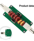 Low Pass Filter for 20m 30m 40m Bands 7MHz 10MHz 14MHz With Crystal Clear Signal Purity for SSB and CW on green circuit board
