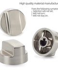 Wolf Hood Knob Replacement 811195 Fits 56 Models For Sub Zero Wolf Pro Ventilation Hoods 805328 KIP5D44 5D44 B002MFNQ34 Two Pack Durable Knob Replacement, showing front and back angles