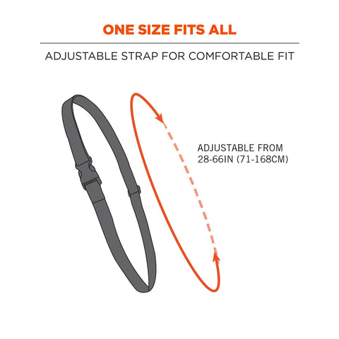 Adjustable black Heavy Duty Sling Style Barcode Scanner Harness With Tether Lanyard Keeps Your Scanner Close And Grab And Go Ready