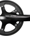 9 Speed Bicycle Crankset With Chain Guard 39T Single Ring 170mm Aluminum Arms 130mm BCD Includes BB Black For Commuter City Bike Urban Touring Upgrade