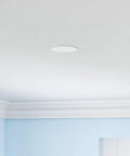 Ceiling installation of Ultra Thin 6 Inch LED Recessed Downlight With Integrated Junction Box Dimmable And Damp Rated 3000K Warm White 850 Lumens