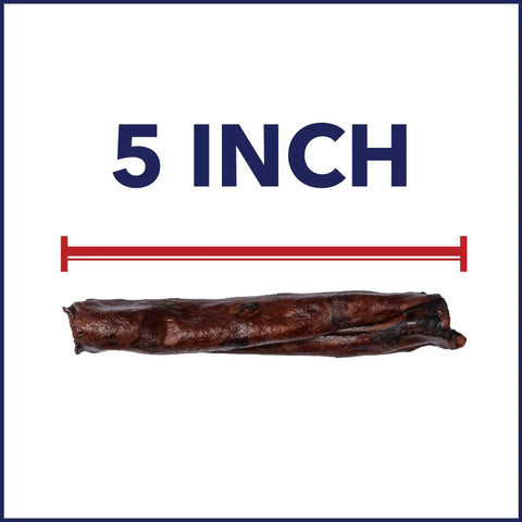 5 inch All American Beefhide Chip Rolls For Dogs Chew Treats, thick rawhide with beef and chicken flavor