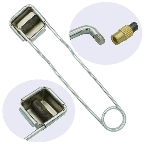 Single Flint Torch Lighter Kit For Welding And Cutting Pack Of 2 with 20 Spare Flint Replacements; metal construction, tool close-ups