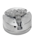 Mini Lathe Chuck Set Self Centering Zinc Alloy 3 Jaw And 4 Jaw Chucks with connecting rods, Type B for woodworking lathe use