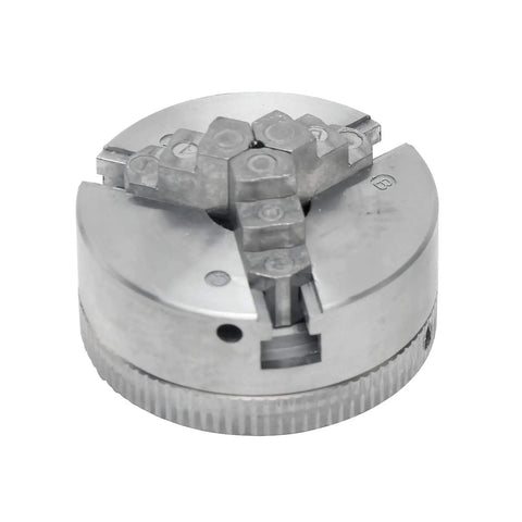 Mini Lathe Chuck Set Self Centering Zinc Alloy 3 Jaw And 4 Jaw Chucks with connecting rods, Type B for woodworking lathe use