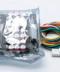 Legit Heavy Duty Active Cell Balancer For 6S And 7S Lithium Packs in packaging with multiple wires for connections.