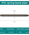Zero Hassle Square Steel Manual Pipe Bender For Flawless Pvc And Metal Tubing Bending with 1 inch PVC spring bend pipe.