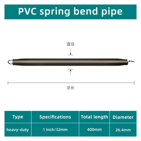 Zero Hassle Square Steel Manual Pipe Bender For Flawless Pvc And Metal Tubing Bending with 1 inch PVC spring bend pipe.