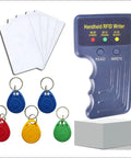 Handheld 125KHz RFID Reader Writer For AWID And HID Copying Portable Card Duplicator With fobs and cards