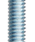 Top Tier Slotted Round Machine Screws 8-32 By 4 Inch Zinc Plated Carbon Steel Bolts Heavy Duty Hardware showing slotted round head.