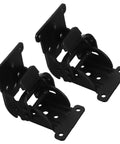 Heavy Duty Black Iron Folding Door Hinges With Anti Loosening Tech And Smooth Finish Multi Function Furniture Corner Connectors