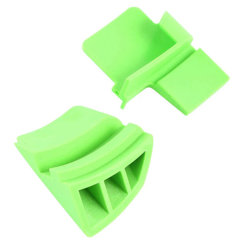 Stretch Belt Remover And Installer Set For Serpentine And Timing Belts, A No Fuss Two Piece Tool Kit in green composite material
