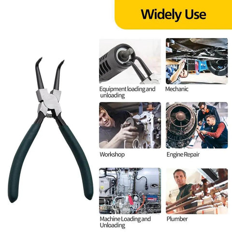 500Pcs Retaining Ring Set M4 To M28 With 21 Sizes Alloy Steel Circlip Snap Ring Kit Including 4 Pliers for automotive and machinery