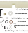 20 Ton Air Hydraulic Bottle Jack Seal Replacement Kit 5302 MRK 35 Piece Set parts showing materials and components