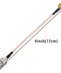 2 Pack RG316 Coax Cable SMA Female To UHF SO239 6 Inch Pigtail Jumper Extension For CB Radio GPS Antenna, 6-inch length