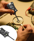 Set Of 2 Type C Inductance Testers For Motherboards And Coils, High Sensitivity Electromagnetic Induction Tool in use