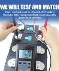 Testing of 4 Pack LiFePO4 Deep Cycle Batteries 12V 330Ah MB31 Cells With Double Hole Studs using multimeter.