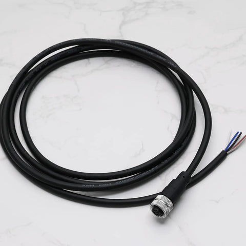 M12 5 Pin Straight Aviation Connector Cable Female To Female Waterproof Sensor Cable For Industrial Automation Control