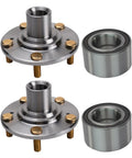 2 Piece Front Wheel Bearing And Hub Kit For 2006 2011 Honda Civic Direct Fit Replacement Durable Wheel Hubs And Bearings