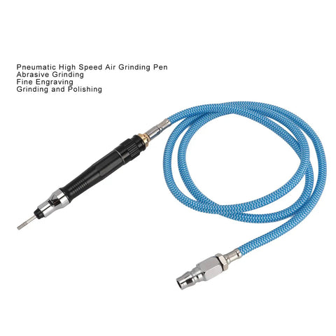 Badass Pneumatic Pencil Die Grinder For Metalwork With Slick Operation And 7000 Rpm Torque Includes Ten Durable Grinding Bits for precision grinding.