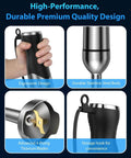 1000W Corded Handheld Immersion Blender With Twenty Five Speed Settings And Stainless Steel Blades ergonomic design and titanium blades