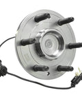 RWD Front Wheel Bearing Hubs Replacement Kit For Chevy Silverado 1500 GMC Sierra 1500 Tahoe Suburban Yukon XL Escalade ESV Cadillac Direct Fit Two Pack Hubs showing single hub with wire harness