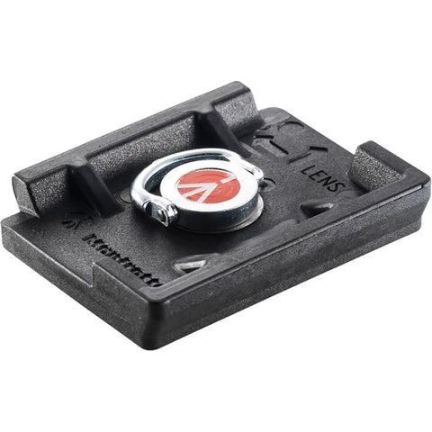 Built Tough Quick Release Plate For Photographers And Videographers Featuring Rock Solid Grip With Nine Pound Load Rating Sleek Black Finish Fits RC Bases Smooth Swaps Daily
