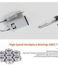Dope Set Of 10 MR106ZZ Miniature Ball Bearings 6x10x3mm ABEC 9 for RC cars shown with drill tool and bearing diagram