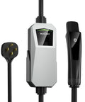 40 Amp Level 2 EV Charger With 240V NEMA 14-50 Plug For Tesla Models S, 3, X, Y And All NACS-Compatible Electric Vehicles Portable Charging Station For Home, Travel, And On The Go.