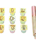 13mm Metal Number Stamp Set 0 to 8 With Knock Hammer, Pro Grade Handheld Stamping Tool
