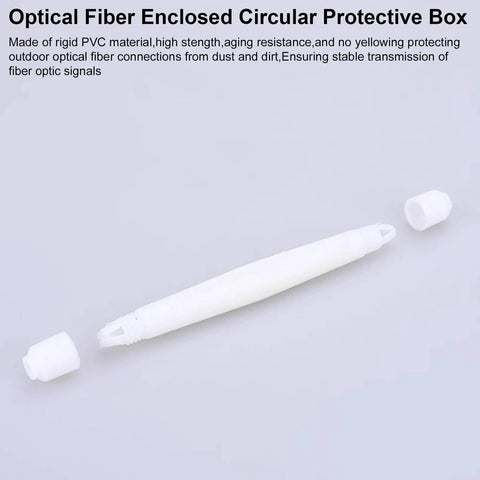 Fiber Optic Terminal Junction Box 10 Pack White FTTH Box For Outdoor Network Installations, Optical Distribution Enclosure