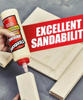 Original Wood Glue 5062 for Woodworking and Furniture Repair and Assembly, Pro-Grade Bond, Solvent-Resistant, Easy Sanding and Water Cleanup, Built for Construction, Home DIY Fixes or Modeling, 4 oz. bottle applying to wood joinery