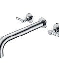 Pro Grade Wall Mount Bath Tub Faucet With Extra Long Spout And High Flow Chrome Finish, Solid Brass Construction, Durable Bathroom Filler