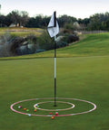 Golf Practice Aids Kit With Chipping Nets, Putting Rings, And Target Rings For Indoor And Outdoor Training on green course
