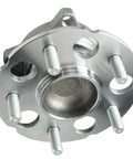 Front view of Pair Rear Wheel Bearing And Hub Assemblies For Honda CRV 2007 Through 2011 Crosstour 2010 Through 2015, 5 Lug With ABS