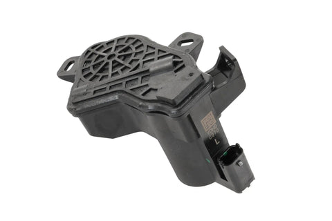 Rear Driver Side Parking Brake Actuator Oem Grade Replacement For Chevrolet Buick Gmc Cadillac 13559120 side view showing black housing and connector.