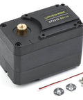 Beefy 30Kg Torque Servo Motor With Metal Gear ST3215, side view with cable and accessories for robot projects