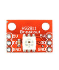 High Brightness RGB LED Board 5050 Module With Precise Color Control For DIY Lighting Projects Flexible Setups Wide Color Range And Vivid Visual Effects For Home Stage Or Creative Space Lighting. WS2811 breakout board with 5V, DIN and GND pads