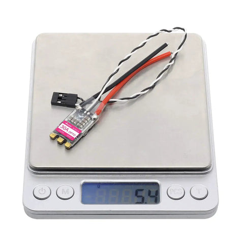 30A Brushless ESC Pack For FPV Racing Drones BLHeli S DShot 150 300 600 Support 3S 4S 5S LiPo Battery With 40A Peak on scale