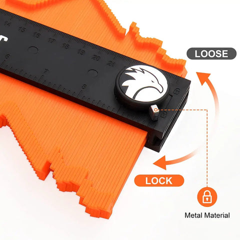 Contour Gauge Tool Must Have Pro Grade Adjustable Lock Copy Irregular Shapes Duplicator For Welding Woodworking