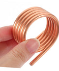 Water Cooling Ring For Brushed RC Yacht Motors Copper Cooling Jacket Kit shown in hand for scale and detail view
