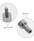 Close-up view of Locking Knife Handle Rivets Kit Pro Grade Two Piece Durable Stainless Steel Fasteners showing installation tips.