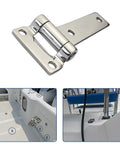 Set Of 2 Heavy Duty Stainless Steel 135mm T Hinge Set, Marine Grade 304 Boat Hardware For Yachts, Doors And Gates